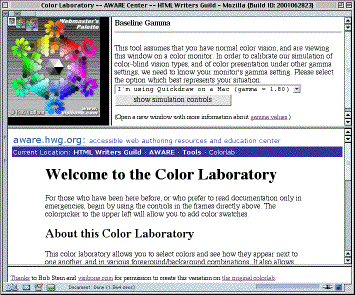 screenshot showing colorlab with zero swatches selected